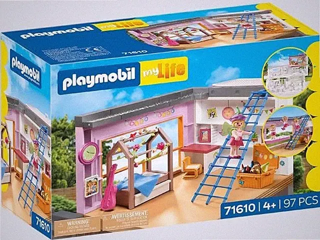 PLAYMOBIL 71610 Kinderzimmer Möbel Figur Spielsachen Erweiterung zu 71607 NEU
