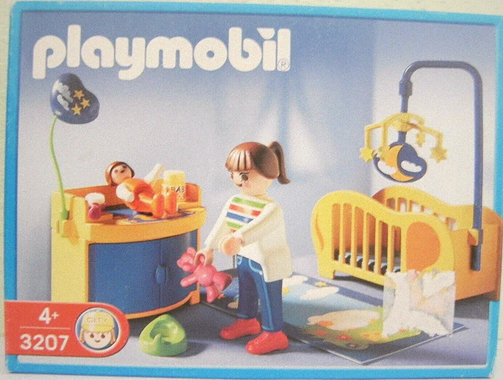 Playmobil Babyzimmer 3207 Neu & OVP Möbel Schlafzimmer Puppenhaus