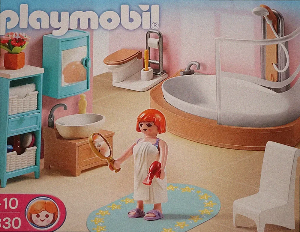 Playmobil® Möbel / Zubehör aus 5330 Badezimmer zur Auswahl Bad Villa #V1