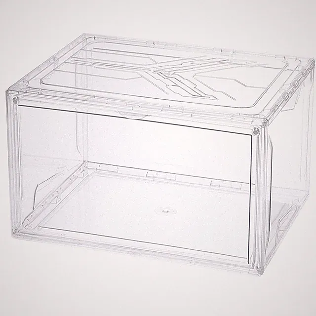 PMMA Schuhvitrine 14,17x10,63x8,66 Zoll PP Transparente Seitentür