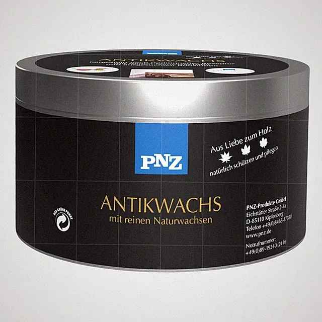 PNZ ANTIKWACHS - 0.5 LTR Holzpflege Holzwachs Naturwachs Möbelwachs Farbwahl
