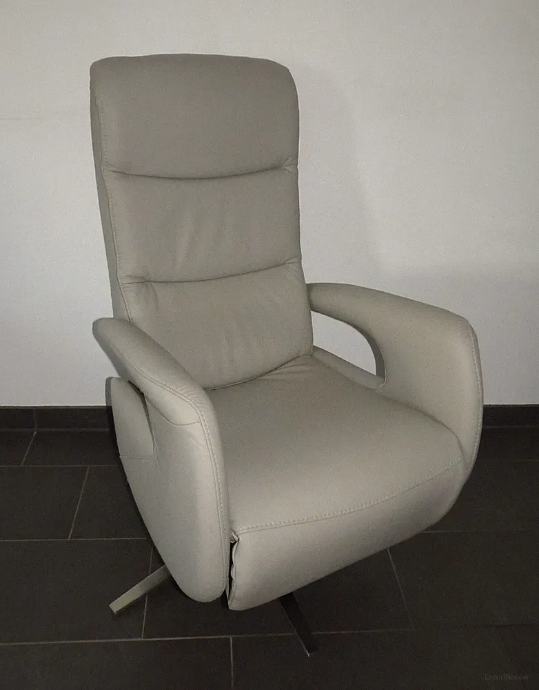 Polinova Höffner meinSofa Drehsessel Sessel Beige Franzi-L Leder Relexsessel