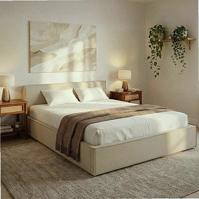 Polsterbett Bettgestell 140x200 cm mit Lattenrost