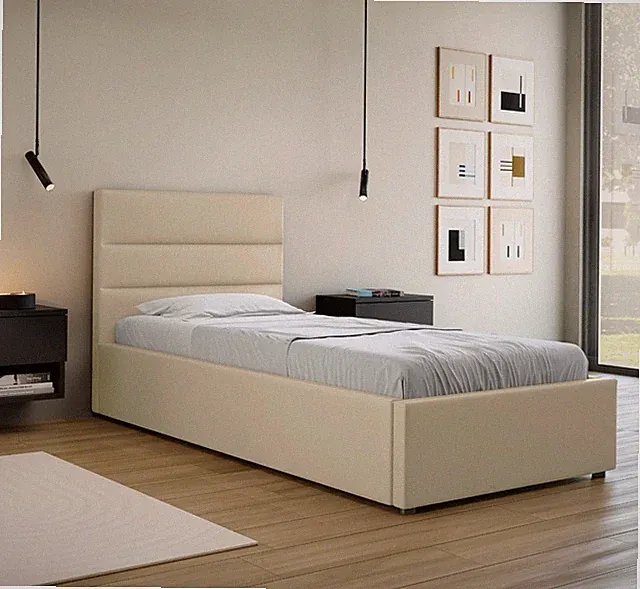 Polsterbett Wenche 8040 Single Lattenrost Bettkasten Schlafzimmer Bett M24