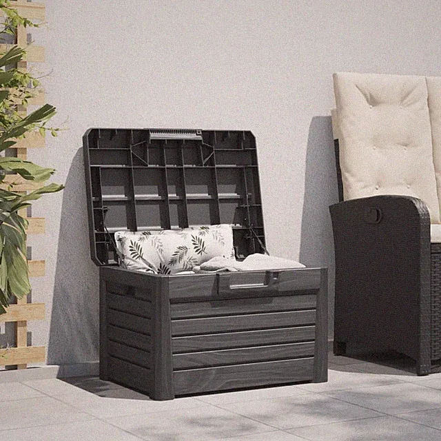 PP Outdoor Kissenbox Auflagenbox Gartenbox Kissentruhe Gartentruhe 73x50,5x46,5