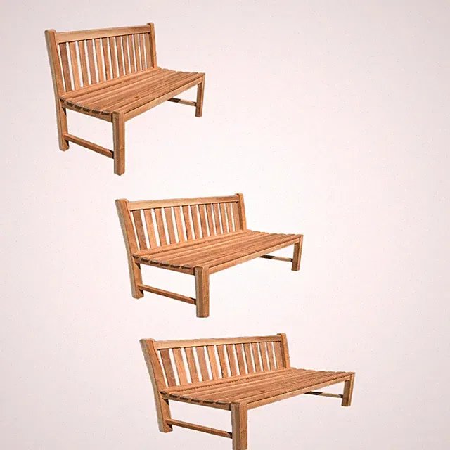 Premium Teak Gartenbank 120/150/180 cm Sitzbank Holzbank Teakbank Parkbank
