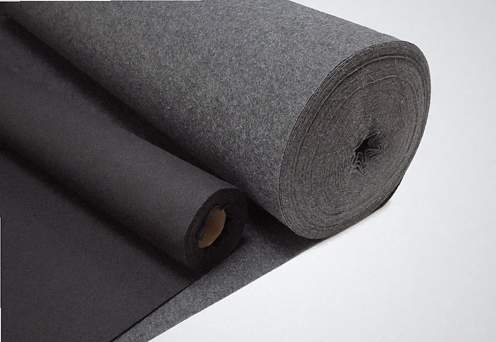 Profi Filz Meterware ab 0,1m stark selbstklebend 2-10mm weiß braun schwarz grau