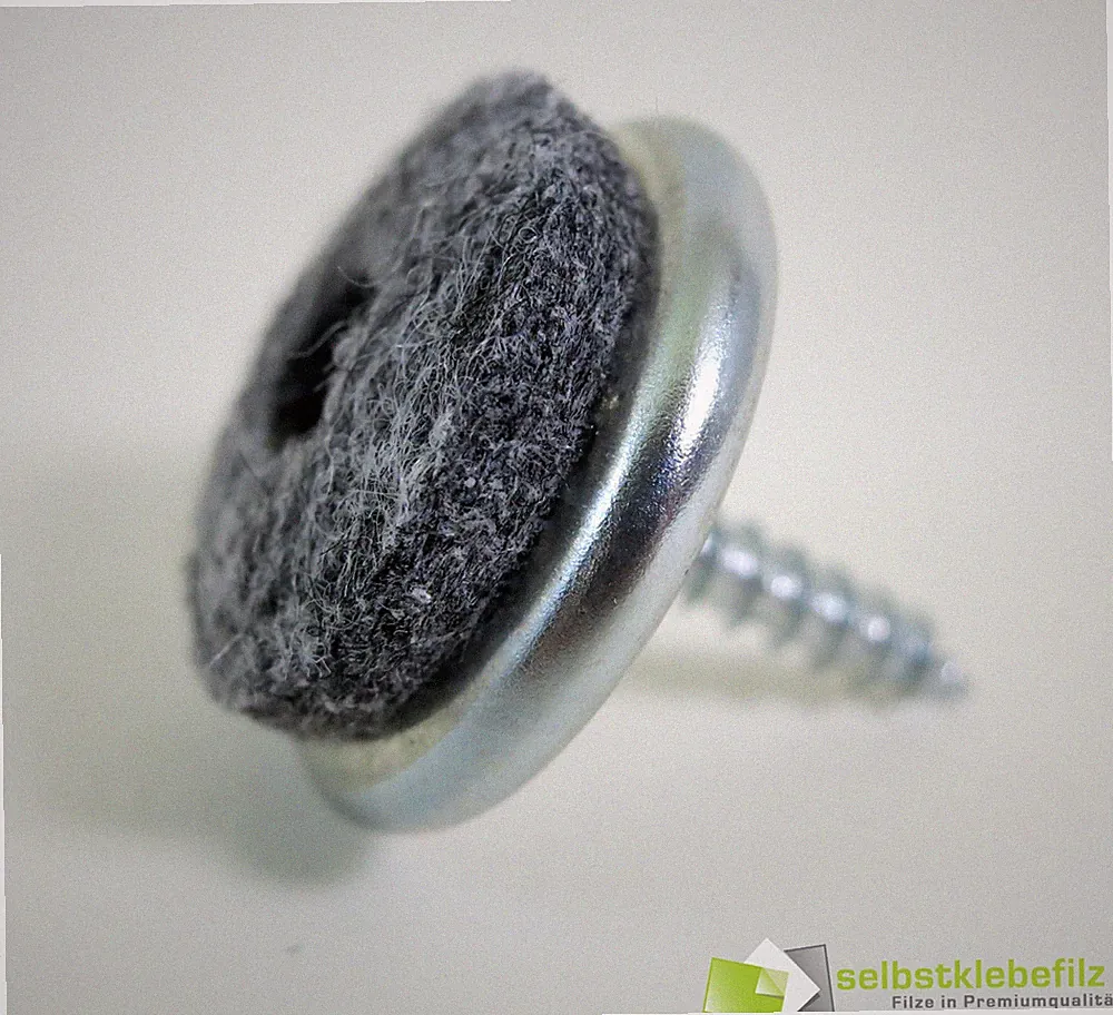 Profi Metall Möbelgleiter Stuhlgleiter Filz Filzgleiter mit Schraube 18 bis 35mm