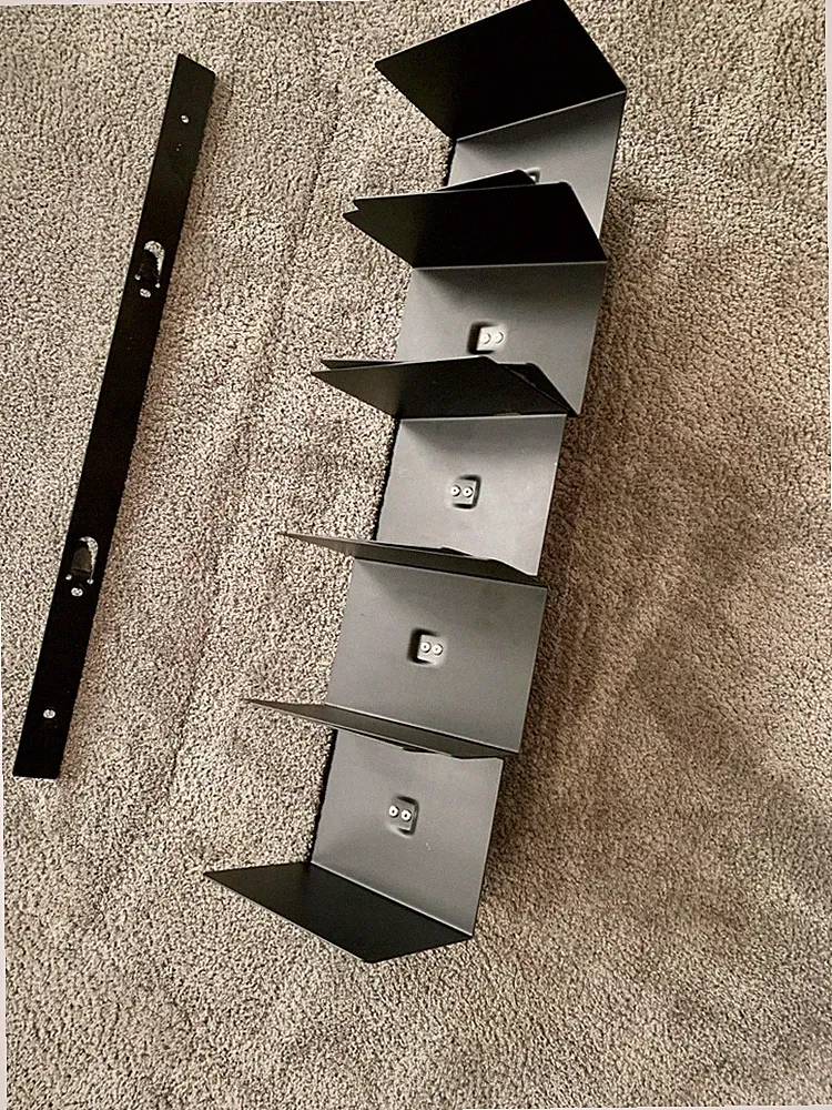 Ptolomeo Wandregal H 150cm schwarz
