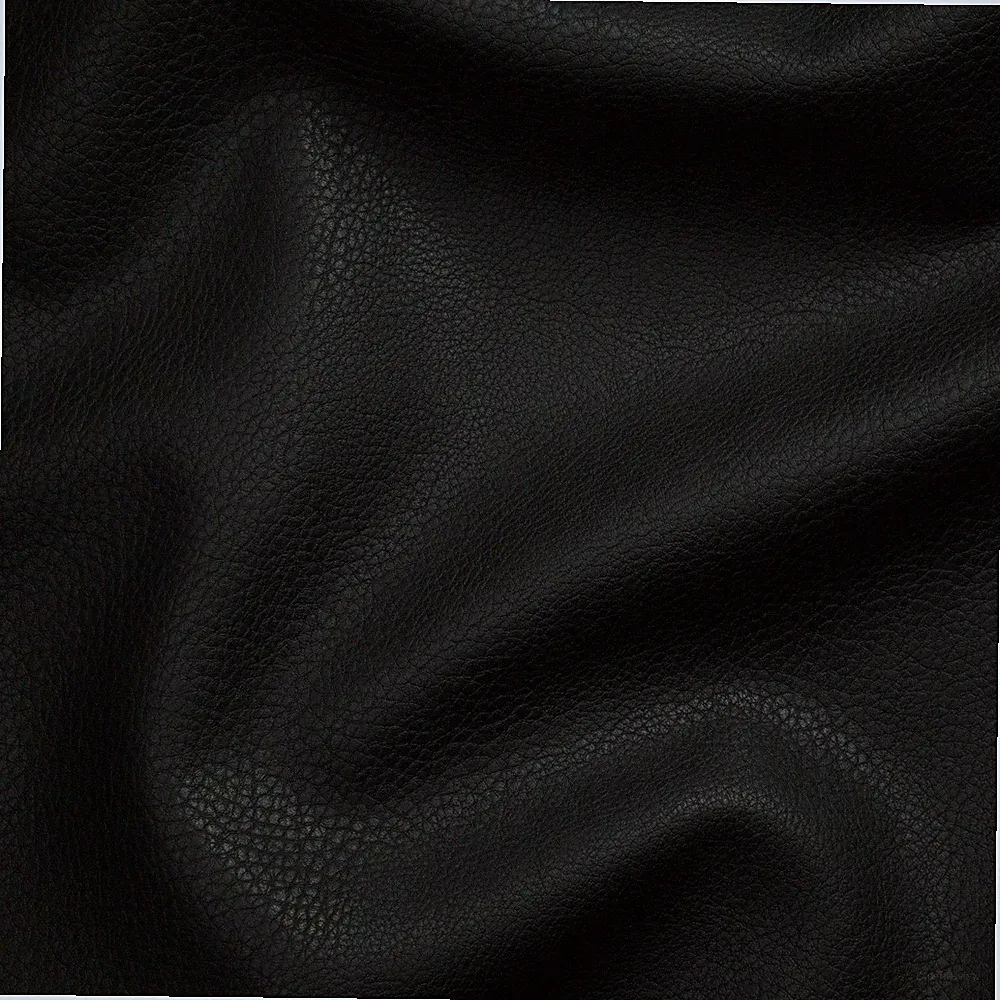 PU Möbel Kunstleder Polster Meterware Breite 140cm echt Leder Design schwarz