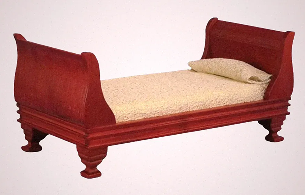 Schlitten Bett
