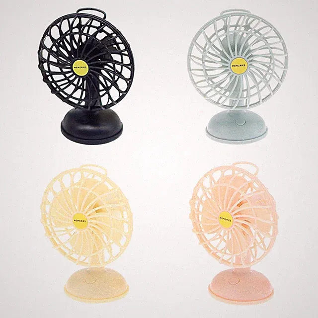Puppenhaus-Schreibtischventilator, Mini-Tischventilator im Maßstab 1/12