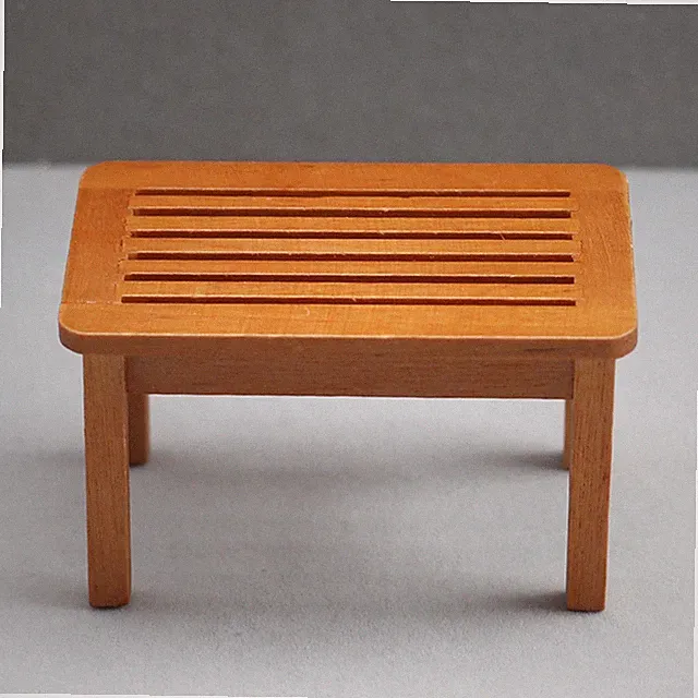 Puppenstubendekoration Couchtischmöbel aus Holz von