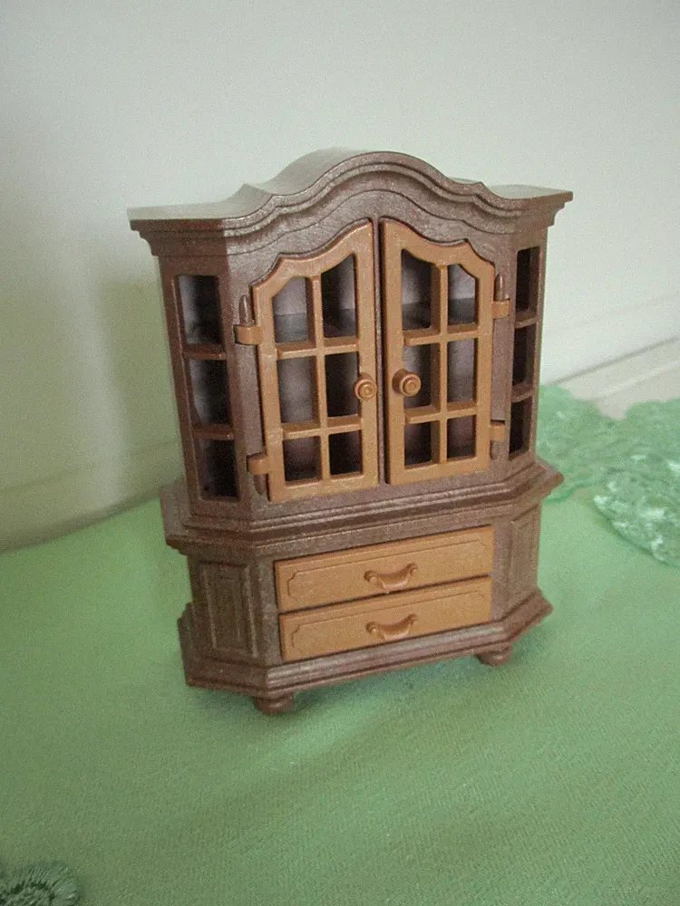 Puppenstubenmöbel Vitrine