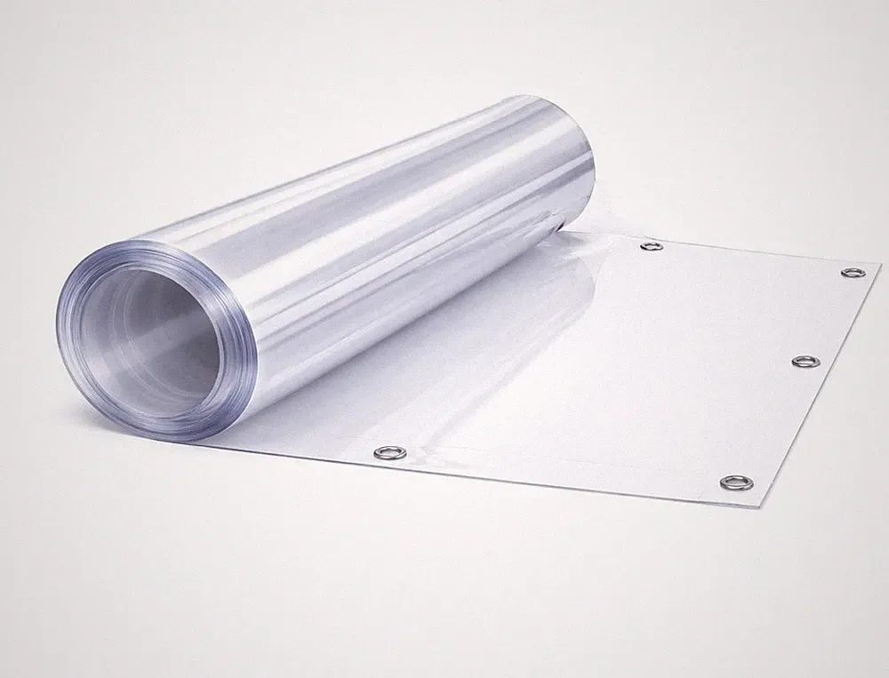 PVC LKW Plane transparent GLASKLAR Schutzfolie Abdeck Plane mit ohne Ösen klar