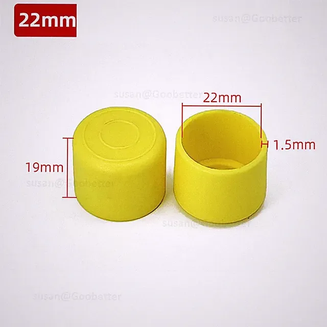 PVC Möbelgleiter Kappen Stuhlbeinkappen Rund Quadrat Rohr Kunststoff Gleitkappen