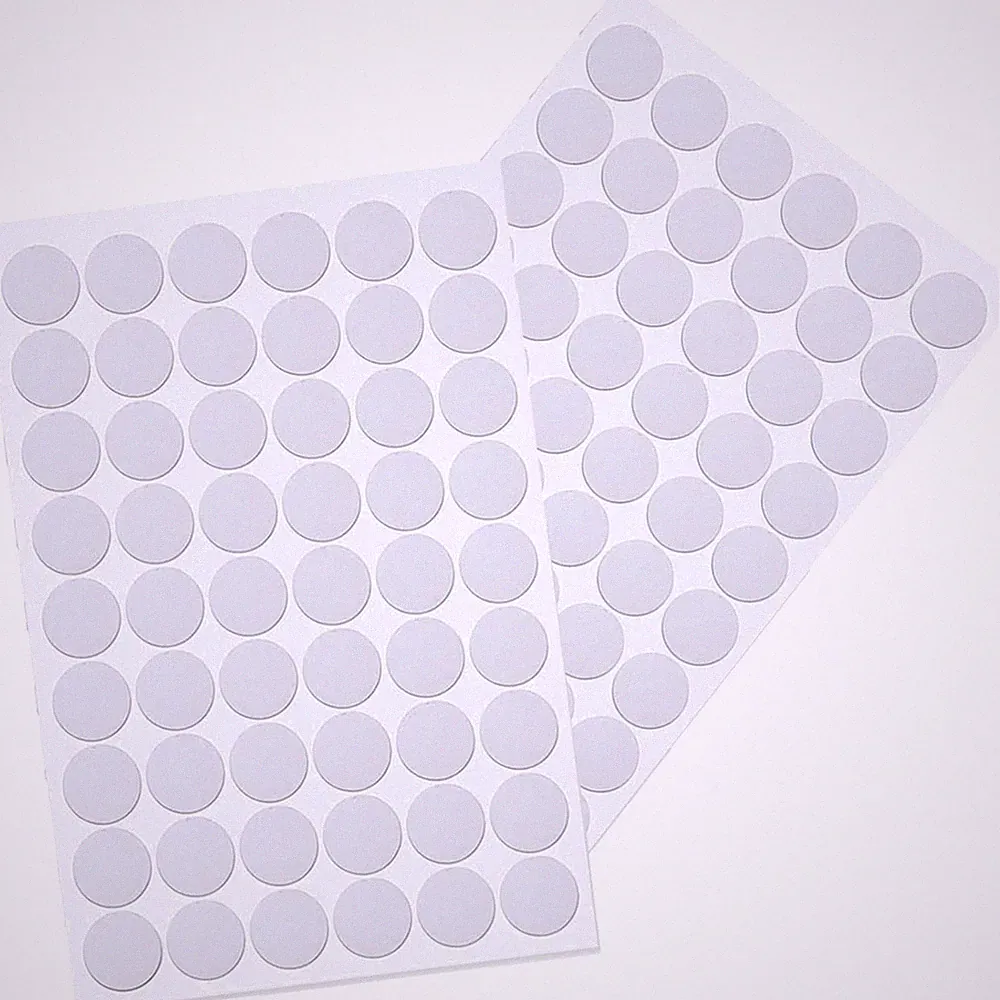 PVC Schraubenabdeckungen, 2mm, selbstklebend, , Möbel, rund