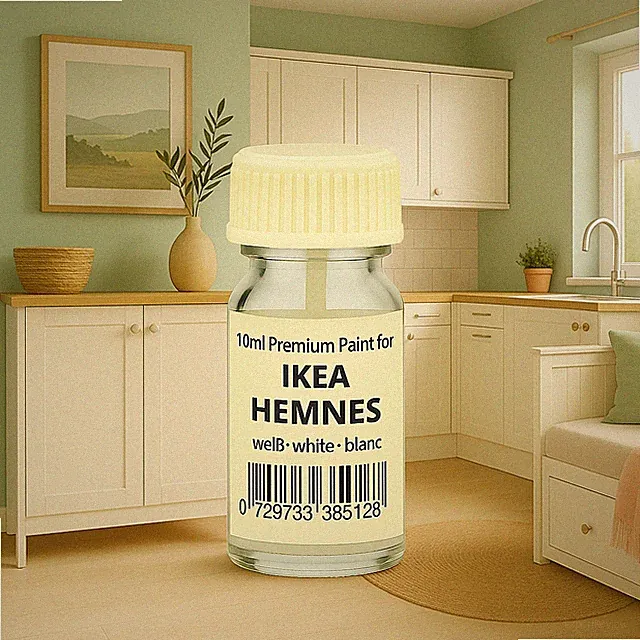 Q-Pen Lackstift für IKEA HEMNES weiß – 10ml Premium Farbe · Retusche-Stift gegen