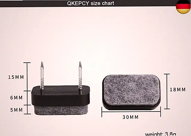 Qkepcy Möbelgleiter Set Mit Filzpolster 20 Stück Quadratisch Für Holzund La