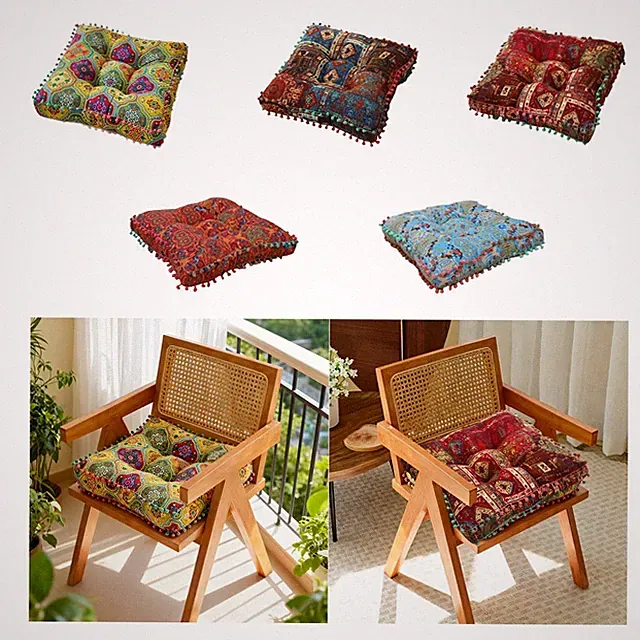 Quadratisches Sitzkissen, Tatami-Bodenkissen für