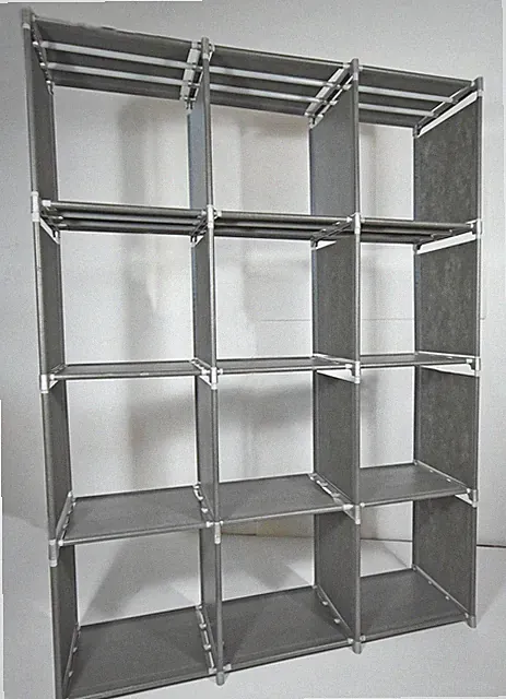 Quicktec superleichtes Regalsystem 4-3, Raumteiler, erweiterbar, Kinderzimmer
