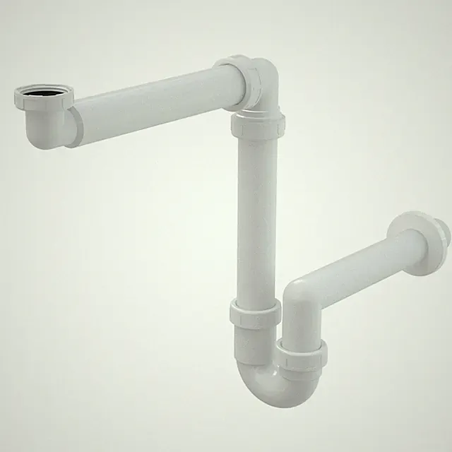 Raumspar Siphon Sifon Geruchsverschluss Waschbecken Bad Becken Waschtisch Möbel
