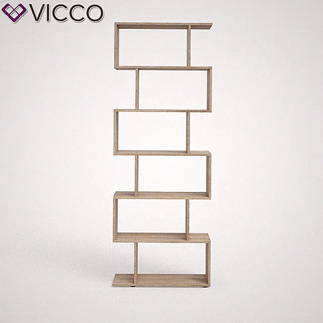 Raumteiler Bücherregal Standregal Aktenregal Büroregal Levio 6 Fächer Vicco