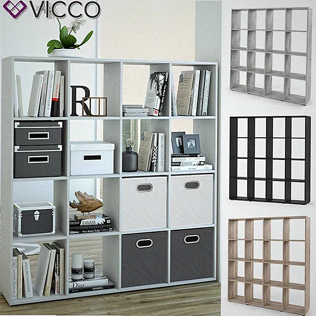 Raumteiler Bücherregal Standregal Aktenregal Raumtrenner Regal Vicco