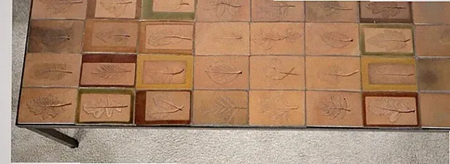 rechteckiger Tisch von Roger Capron (1922) Französischer.