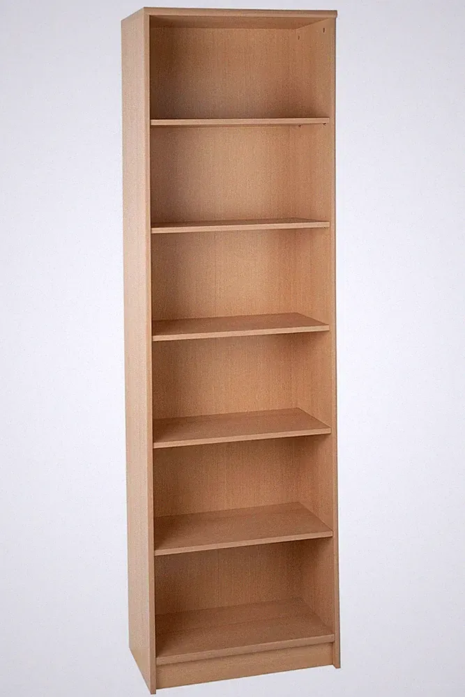 Regal Bücherregal Standregal Wohnzimmerregal Aktenregal Büroregal 6 Fächer Buche