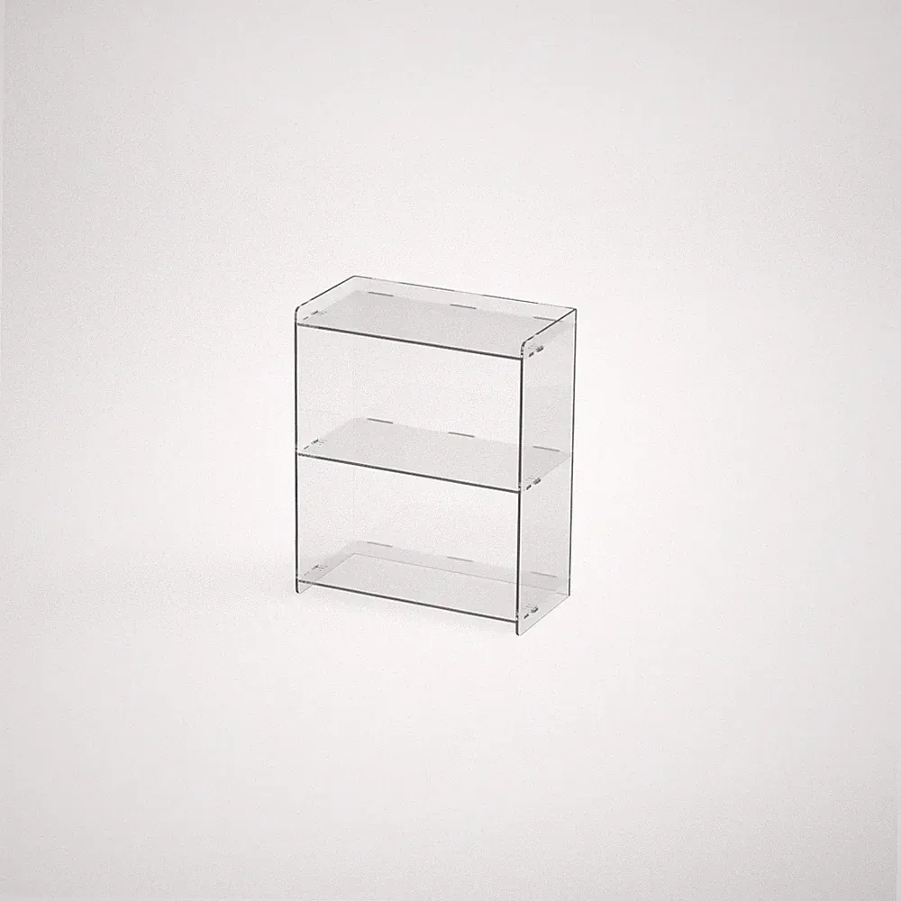 Regal glasklar transparent, Sammelregal, Verkaufsregal REG-V-2