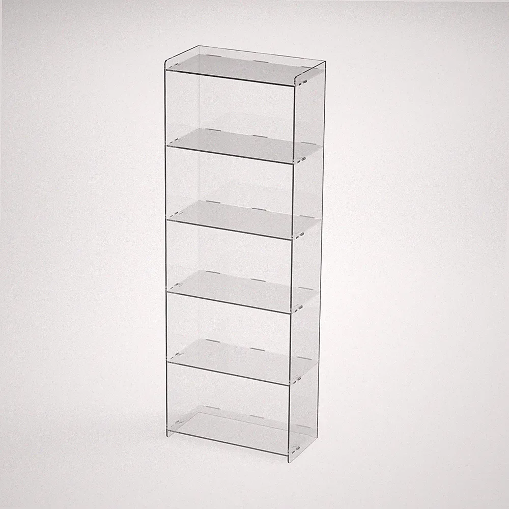 Regal glasklar transparent, Sammelregal, Verkaufsregal REG-V-5