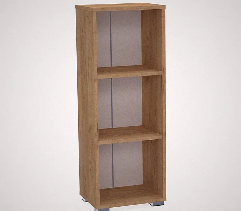 Regal Goldene Eiche 40 cm Breit Bücherregal Holz – Büromöbel 40x30x106cm – B...