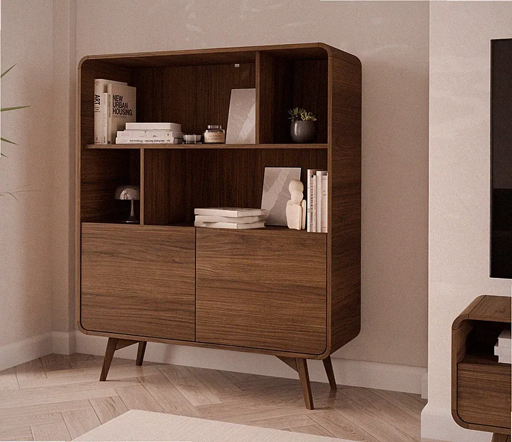 Regal Hitendri 108 Bücherregal Standregal Büro Wohnzimmer M24