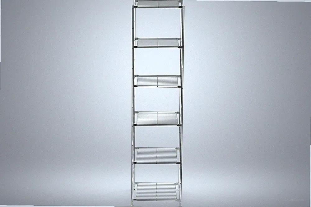 Regal Metall 190 cm hoch 38 cm tief mit 6 Gitterböden BIII verschiedene Breiten