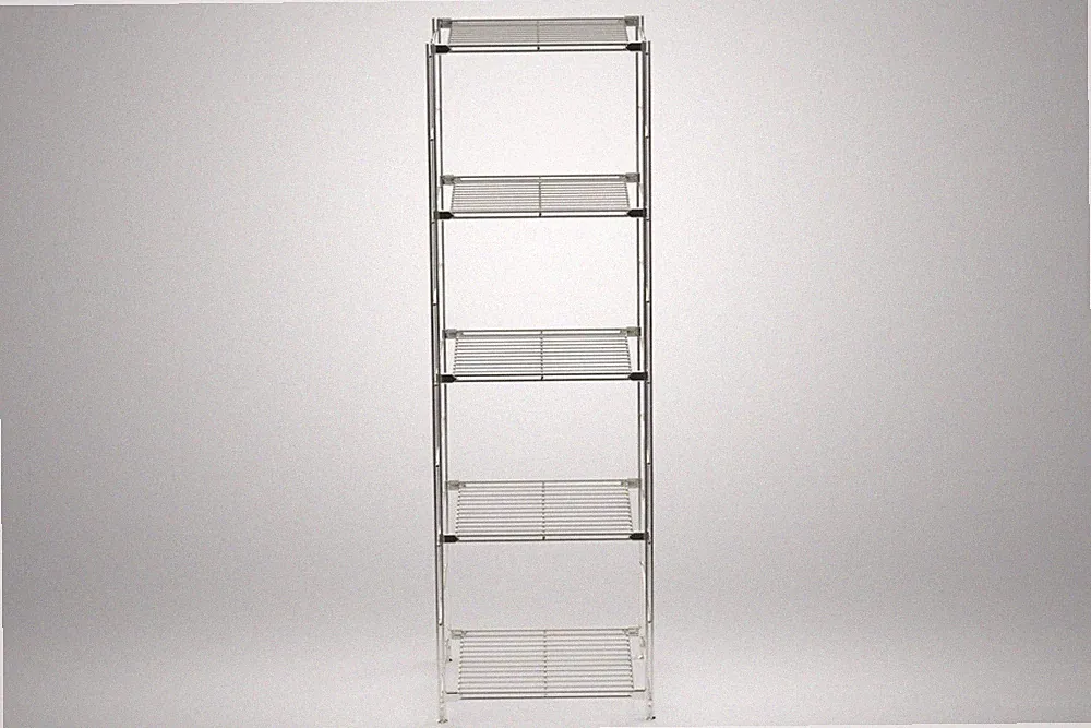 Regal Metall 38 cm tief 154 cm hoch mit 5 Gitterböden BIII verschiedene Breiten