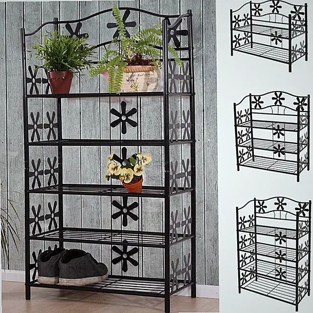 Regal Metall Bücherregal Schuhregal Standregal Genf, Höhe 50 - 112 cm
