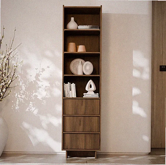 Regal Nakir K50 Vitrinenschrank Bücherregal Modern Hochschrank Standregal M24