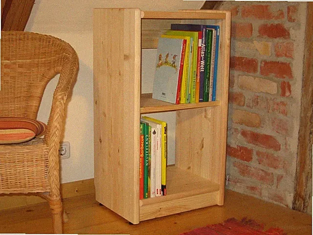 Regal Regalsystem Bücherregal Massivholz Kiefer natur erweiterbar flexibel neu