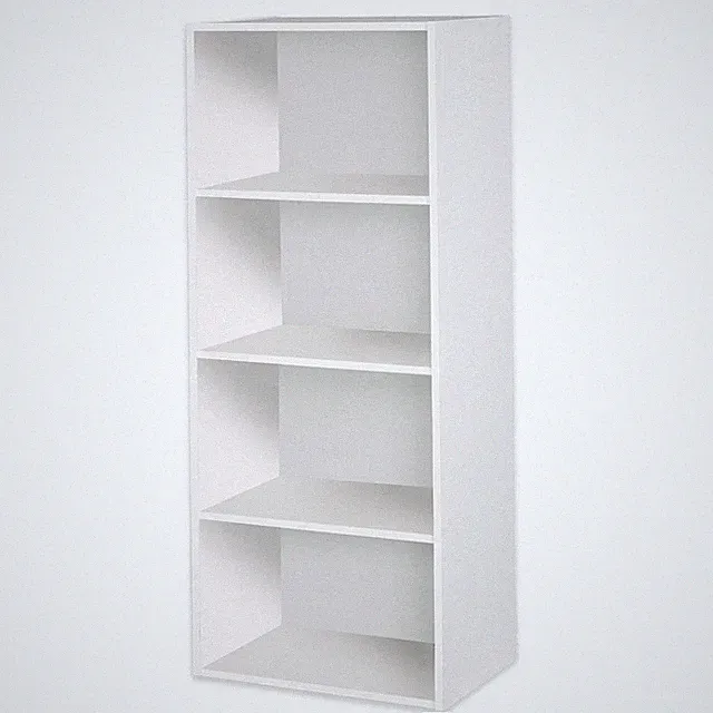 Regal - weiß - 106 cm hoch Bücherregal Kellerregal Standregal