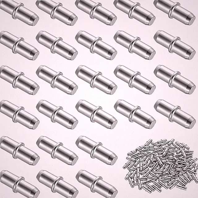 Regalbodenträger Regalhalterungen 100 Stück Kaltstahl Silber Möbel Wandregale