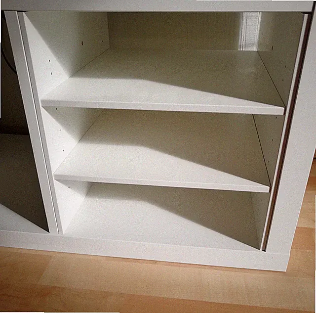Regaleinsatz mit 3 Ebenen für Ikea Regale Expedit und Kallax B-Ware