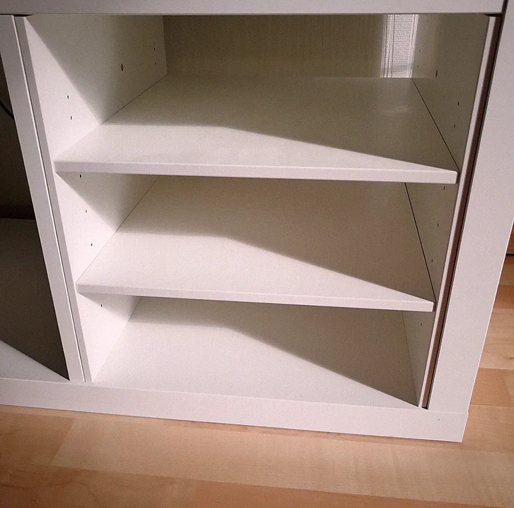 Regaleinsatz passend für das IKEA Regal Kallax und Expedit mit 2 Böden