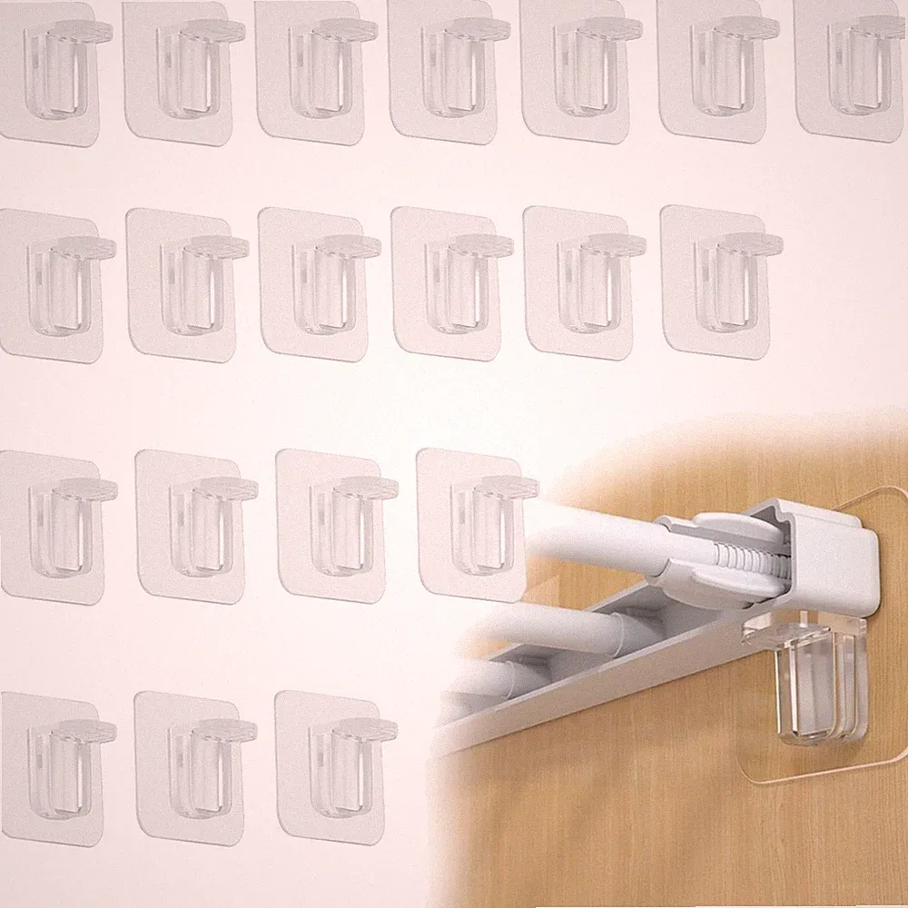 Regalhalterung Kleiderschrank transparent ohne bohren 20 Stück