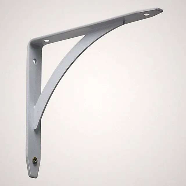 Regalwinkel Bogen Konsole Regalträger 175 125 250 200 mm weiß metall Träger