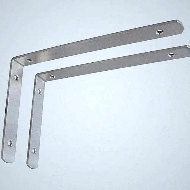 Regalwinkel Edelstahl 250mm Wandregalhalterung Möbel Regalhalterung