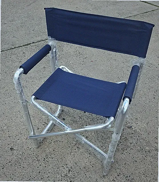 Regiestuhl klappbar Aluminium Ultraleicht Blau