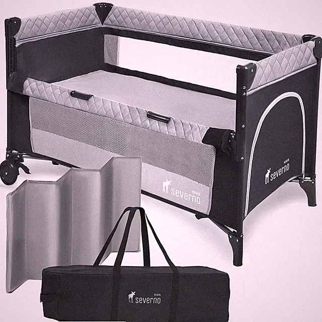 Reisebett Baby Laufstall Faltbar Beistellbett Mit Matratze Moskitonetz Klappbar