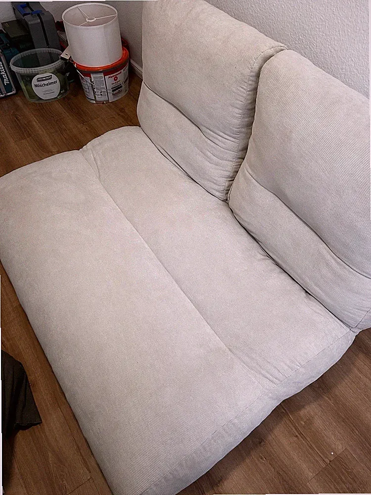 Relaxliege neu (Höffner), 5-fach verstellbare Rückenlehnen, Cord-Optik, Beige