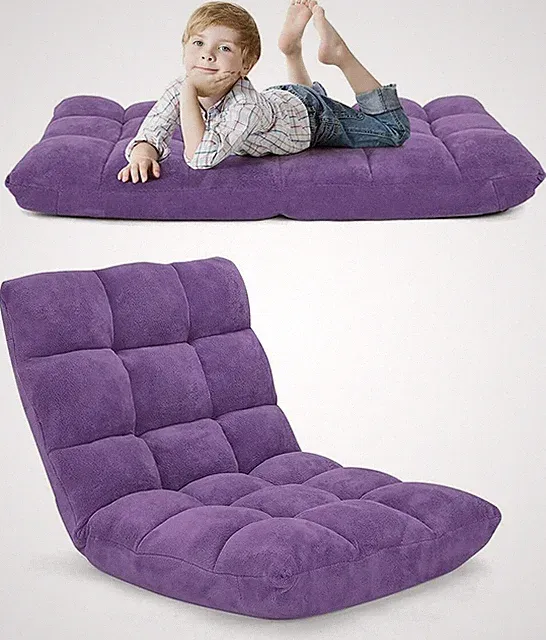 Relaxsessel Bodenstuhl Bodenkissen Sitzmatte Faules Sofa Bodensessel verstellbar
